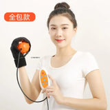 Hand rehabilitation training equipment stroke hemiplegia Electric hot compress massage ball home five-finger split fingerboard