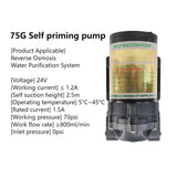 24V 75G 100G Pure hine Diaphragm Booster Self-priming Household Purifier Water Pump Copper Motor Universal