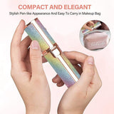 2023 hot sell facial shaver women electric rechargeable portable electric epilator 2 in 1 eyebrow trimmer