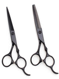 2Pcs 6.0" Stainless Professional Hair Scissors Regular Scissors Thinning Shears Hairdressing Scissors Barber Shears C9030