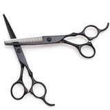 2Pcs 6.0" Stainless Professional Hair Scissors Regular Scissors Thinning Shears Hairdressing Scissors Barber Shears C9030