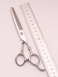 2Pcs 6.0" Stainless Professional Hair Scissors Regular Scissors Thinning Shears Hairdressing Scissors Barber Shears C9030