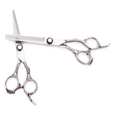 2Pcs 6'' Professional Hairdressing Scissors 440C Japan Hair Cutting Shears Thinning Hair Barber Scissors Dropshipping C9008