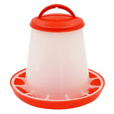 2Pcs Portable 1kg Chicken Poultry Feeder Bird Quail Food Drink Water Automatic Plastic Bucket For Farmer  Bird Feeders
