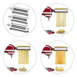 Attachment for Stand Mixer,Pasta Maker hine, Pasta Roller, Angel Hair and Fettuccine Cutter, Kitchen