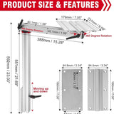 Caravan Accessories Aluminum Alloy Table Leg Movable Rotatable and Height Adjustable For Camper RV Motorhome