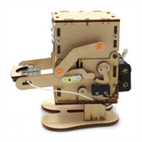 Robot Eating Coin Wood DIY Model Teaching Learning Stem Project Kit for Kid Science Experiment Wooden Assembly