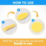 50Pcs Compressed Wash Natural Sponge Pad For Washing, Makeup Removal Cleansing Face Cleaning Tools
