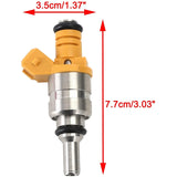 4Pcs Nozzle Flow Matched Fuel Injector 0K30E13250 For KIA Rio 1.6L 1.5L 2001-2005 0K30E-13250 Car Supplies