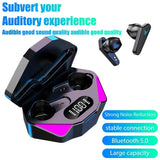 X15 TWS Gaming Earbuds Wireless Bluetooth Earphones With Mic Bass Audio Sound Positioning 9D Stereo Music HiFi Headset For Gamer