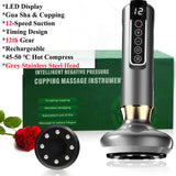 New Electric Cupping Massager For Promoting Cell Renewal Smart Cupping Therapy Set with Red Light Therapy Scraping Massage Tools