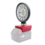 9800LM Cordless Work LED od Light Flashlight High Low Ceam Control Spotlight for Milwaukee 20V Max Li-ion Battery