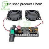 DC5V 5W Pam8406 Speaker Amplifier Board Module Kit Dual Channel Stereo Sound Cord Bt Level Indicator Light Diy Loose Parts