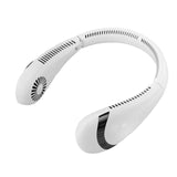 Portable Mini Hanging Neck Digital Display Power Bladeless Neckband Air Cooler USB Rechargeable Electric Fan For Running