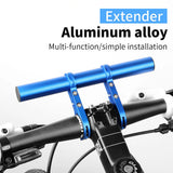 ESLN 10cm 20cm Aluminum Alloy/Carbon Tube Bicycle Handlebar Extender Mount MTB Bike Cycg Headlight Bracket Flashlight Holder