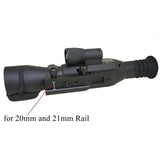 Digital Night Vision Hunting Riflescope Infrared Night Vision Monocular Aiming Sight Scope Built-in Ranging Mount-on Weapon