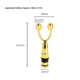 Muscle Massager Stainless Steel Skin Care V Face Massage Head Replacement Attachment 0.7 Inch 1PCS