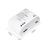 Tuya Smart Switch 1 Channel Wifi Relay Rolling Door Switch DC AC 7-32V Motor Curtain Switch Inching Self-Locking