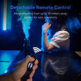 Portable Fog hine 3Modes Battery with Detachable Remote Control Storage Bag for Wedding Photography Video Festival Atmosphere