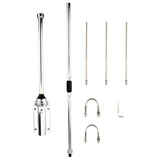 MR004 Silver Base Station Antenna Aluminum Alloy Frequency 462-467MHz SL16 Interface