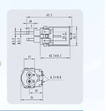 220V 9W Jiayin Electric Iron Steam Mop Handheld Hanging Ig hine Accessories Double Ended Electromagnetic Pump JYPS-1