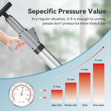 Plunger Unblocker High Pressure Air Drain Blaster Cleaner Powerful Manual Pneumatic Dredge Equipment Clogged Pipe