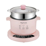 2.6L Electric Multi Cookers Heating Pan Stew Household Cooking Pot Hotpot Noodles Eggs Soup Steamer Rice Cooker