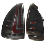 Car LED Tail Light Digital Theme LED Rear Lamp ABS PMMA PC High Brightness Fast Moving Animation 1 Pair for Replacement