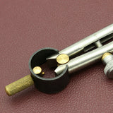 Professional Leather Spacing Gauge Stainless Steel Round Leg Handmade Leather Tool Scribing Gauge Effective Radius 0-75MM