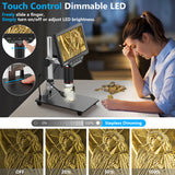DM201 Pro 7inch digital high definition industrial inspection mobile phone maintenance magnifying electron microscope
