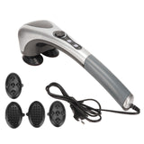 Handheld Back Massager Comfortable Household Double Node Handheld Shoulders Leg Foot Massage Device