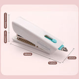 Effortless Desktop HandHeld Office Stapler 15 Sheet Capacity Support 24/6 or 26/6 Staple with Staples Remover