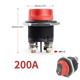 DaierTek 50A 100A 200A 300A 12V Car Battery Disconnect Cut Off Isolator Switch For RV Motorcycle Truck
