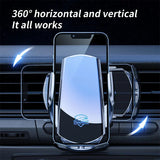 30W Wireless Charger Automatic Magnetic Air Vent Phone Holder Stand for iPhone 15 14 13 Xiaomi Samsung Fast Car Charging