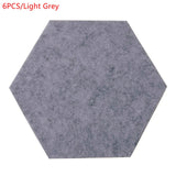Acoustic Panel 6PCS Soundproofing Wall Stickers Home Studio Noise Insulation Deco Door Bedroom Sound-Absorbing Accessories