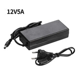 Bluetooth 5.0 Amplifier U-disk TF Card Playback Stereo Digital Sound Amp, Sier, Power Adapter, US Plug