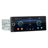 13 Car Stereo Single-Din GPS Navigation with 6.86 Inch Toucreen Carplay Android Auto Support WiFi/BT