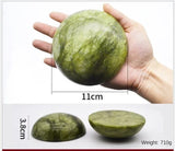 high polished natural green rib rod sticker jade mushroom hot spa guasha stone energy olive oil volcano massage scraping