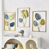 Thick minimalist art, modern metal sheet wall hanging