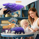 2Pcs Kit Deer Bear Decor Large Molds Silicone Casting For DIY Resin Home Decoration