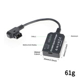 Dummy Battery D-TAP V-Port to PD 100W Bidirectional Charging and Discharging Module USB Power Adapter for Monitor/Camera