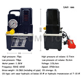 220V QQ-700 Portable Electric Ultra-Small Station High Pressure Hydraulic Oil Pump 1.2KW 3700r/min