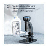 HD 2000X WIFI Digital Microscope Dual Lens USB WIFi Microbiological Observation Industrial Microscopes