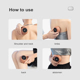 Intelligent Walking Massager Tool Household Gas Tank Electric Scraping Instrument Rubbing Abdominal Meridian Brush Portable