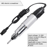 6V Small 801/802 Plug-In Straight Handle Handheld Electric Screwdriver