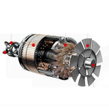 Slotting Electric Wall Chaser Groove Cutting hine Dustproond Laser Sighting with 5 PCS Saw Blades