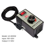 220V Angle Grinder Governor Controller 4000W Hand Drill Polishing hine Fan Stepless Speed Control Switch
