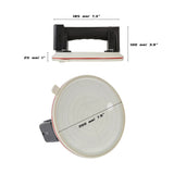 200KG Load 8-inch Electric Suction Cup - Heavy-Duty for Granite, Tile & Glass Lifting. 2400mAh, EU/US Plug