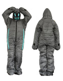 Adult Sleeping Bag Full Body Wearable Suit Human Shaped Alien shaped Sleeping Pouch for Travel Outdoor Hiking