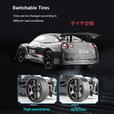 1:10 Double Shock Absorber 70km/h High Speed Drift Remote Control Car 2.4G 4WD RC Off-road Vehicle Kids Birthday Christmas Gift